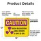 Signmission Radiation & Laser Sign, 12 in H x 18 in W, Plastic, Rectangle OS-2PACK-CR-P-1218-L-10172 - alternate 2